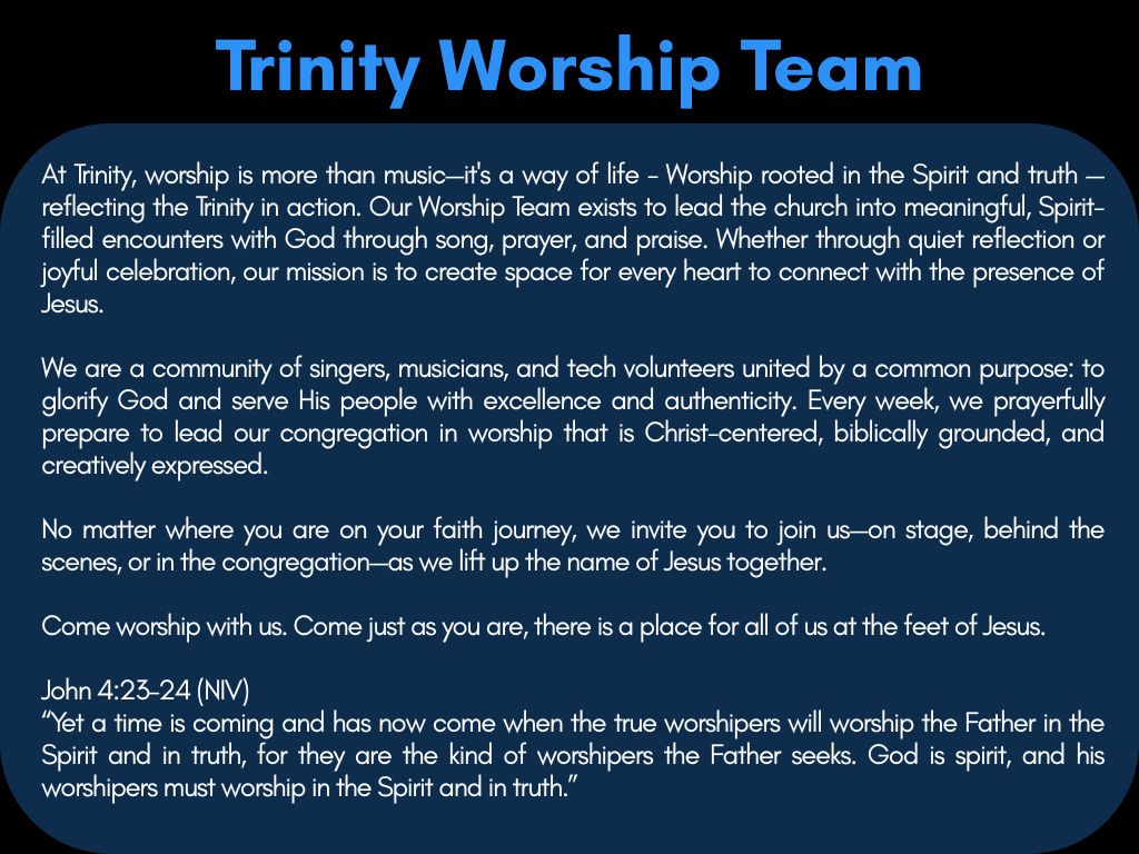 worship team